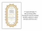 Premium Nikkah Contract | Custom Nikkah Nama | Islamic Wedding Contract | Personalized | Digital Printable Nikkah Certificate. NN203