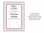 Nikkahnama | A4/A3 Custom Luxury Nikkah Contract | Digital contract | Inspired Luxury Nikkahnama | Nikkah Certificate Pdf Template. NN144