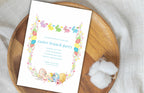 Editable Easter Brunch Invitation, Easter Egg Hunt Invite, Easter Party Brunch Invitation, Floral Easter Invite, Bunny Invitation. ESB42