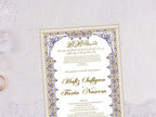 Nikkah Certificate , Authentic Islamic Wedding Thumb Impression Agreement, Premium Islamic Wedding Contract, Instant Download. NN27