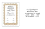Islamic Marriage Certification | Nikahnama | Contract | Muslim Wedding | Digital Download. NN129