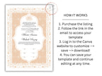 Nikkah Contract Template,Printable Nikkah Contract,Editable Nikkahnama, Muslim Wedding Certificate,Digital Download,Islamic Marriage. NN189
