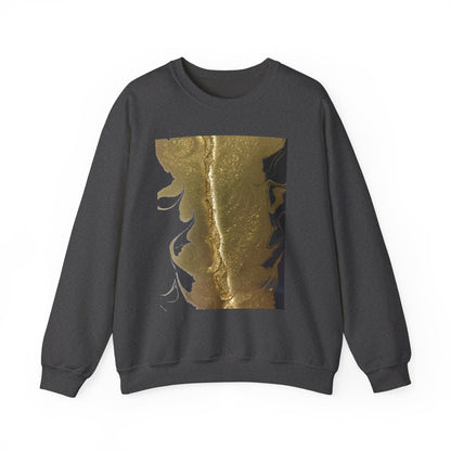 Gold Leaf Graphic Crewneck Sweatshirt | Cozy Fall/Winter Style Gift