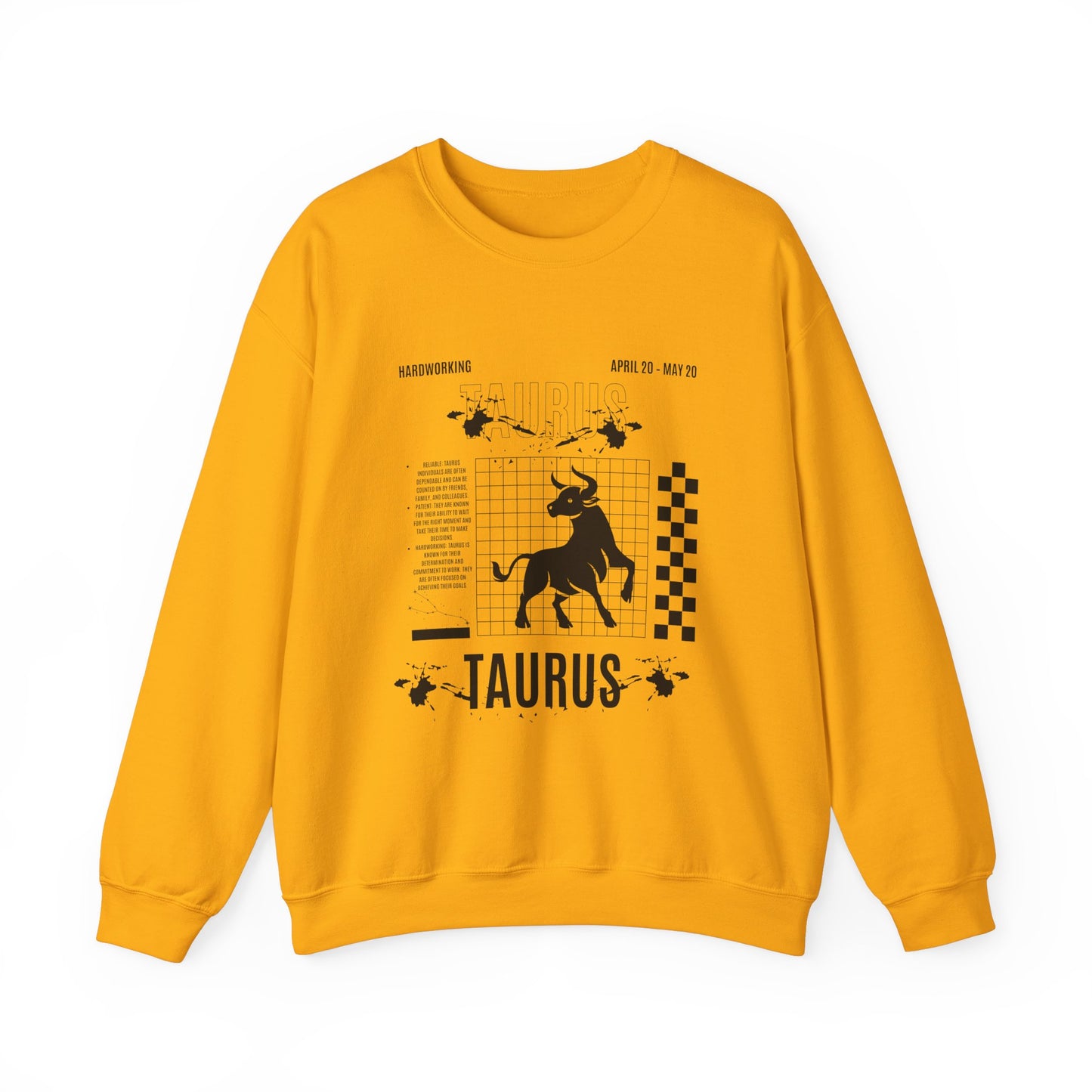 Taurus Zodiac Sweatshirt, Astrology Crewneck Jumper, Bull Constellation