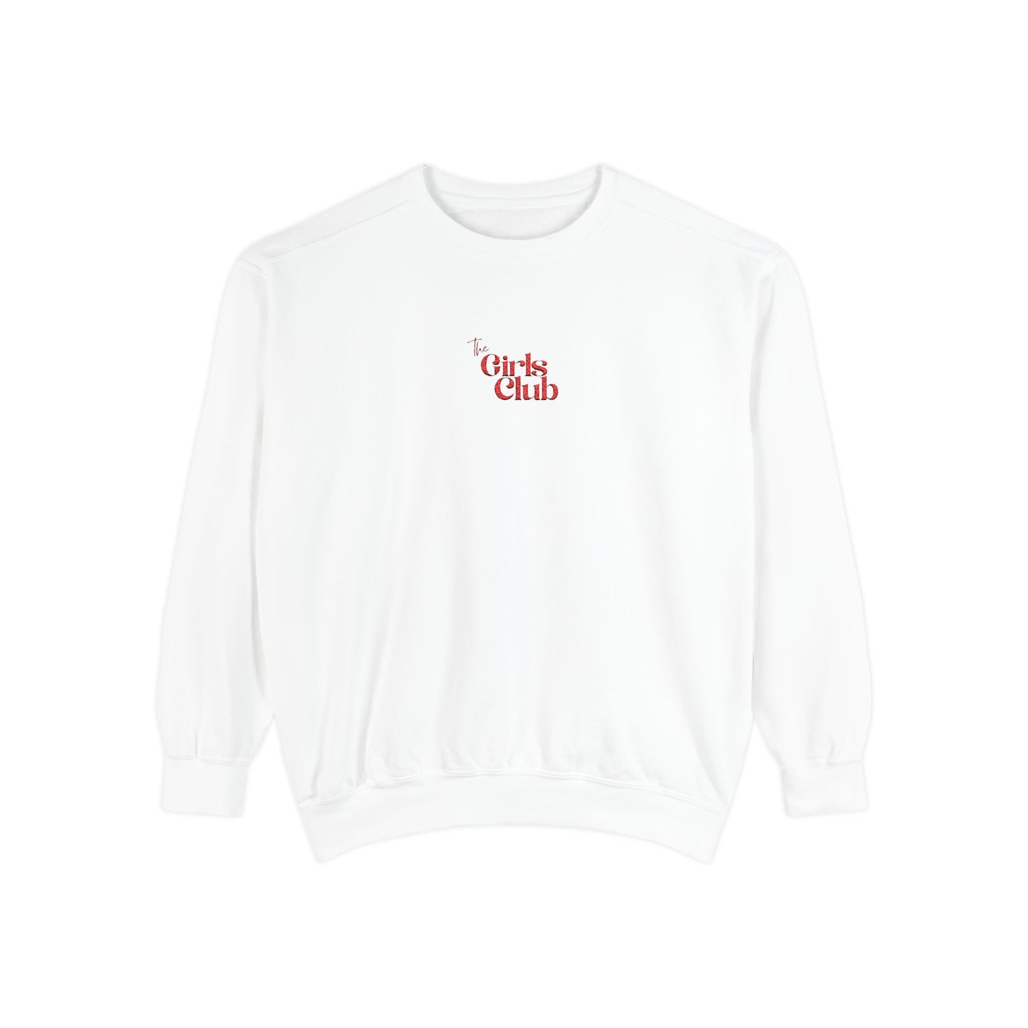 Embroidered Cozy Girls Club Sweatshirt
