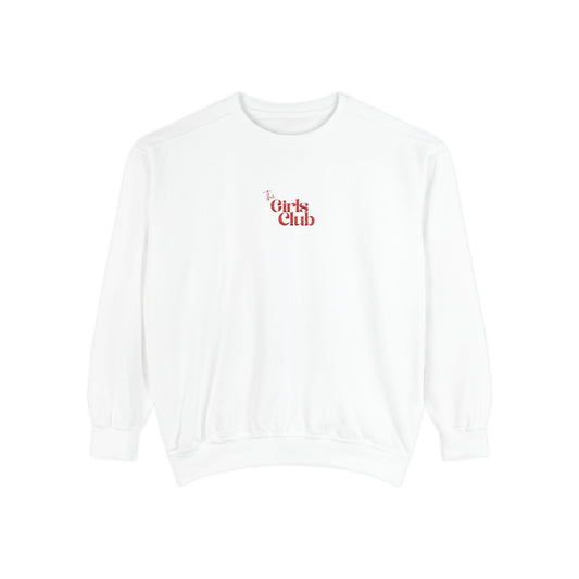 Embroidered Cozy Girls Club Sweatshirt
