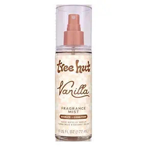 Tree Hut Vanilla Fragrance Mist, Refreshing Body Spray to Layer with Your Favorite Scents, Versatile, Hair & Body Mist, 6 fl oz
