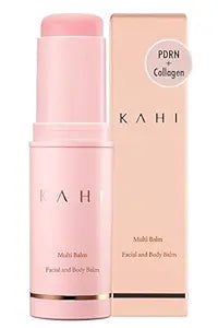 KAHI Wrinkle Bounce Multi Balm Stick | PDRN Collagen Wrinkle Stick | Korean Skin Care |All-in-One Hydrating Lip Balm Eye Cream Neck Cream Make Up Base & Face Mist Moisture Balm