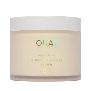 OUAI Body Cream, St. Barts - Hydrating Whipped Body Cream with Cupuaçu Butter, Coconut Oil and Squalane - Softens Skin and Delivers Healthy-Looking Glow - Sulfate-Free Skin Care (7.5 Oz)