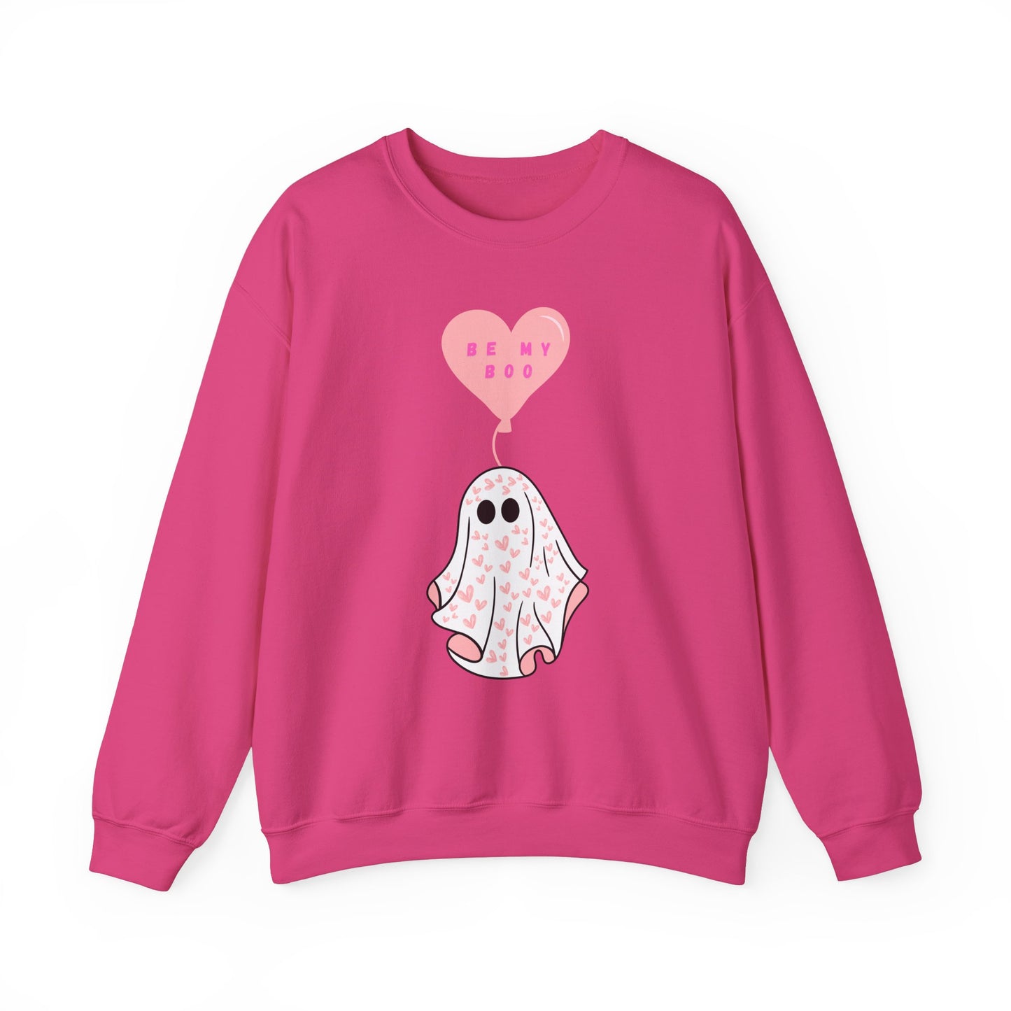 Ghost Sweater, Be My Boo Unisex Crewneck Sweatshirt for Valentines Day