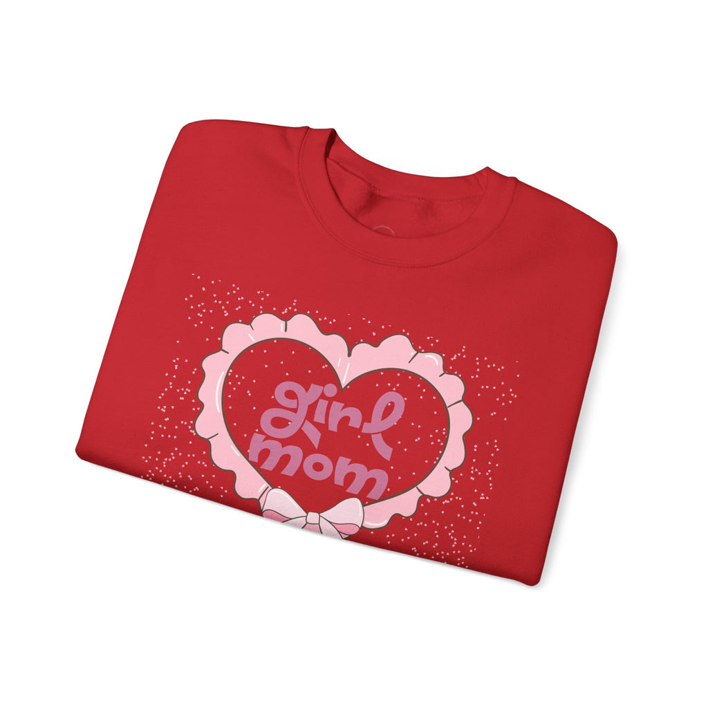 Girl Mom Sweatshirt, Motherhood Gift, Mom Life Apparel, Crewneck Jumper,