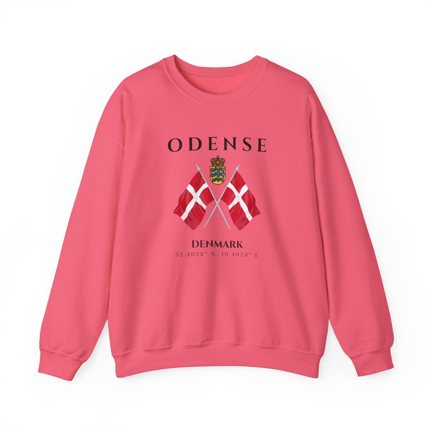 Odense Sweatshirt, Unisex Sweater, Scandinavian, Denmark, gift, Nordic Style, Odense Denmark,