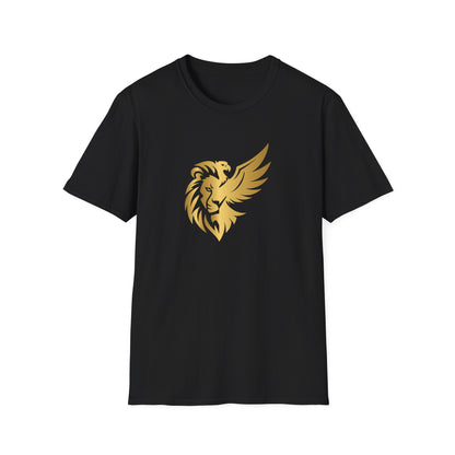 Majestic Lion Wing T-Shirt - Unisex Graphic Tee for Animal Lovers and Adventurers