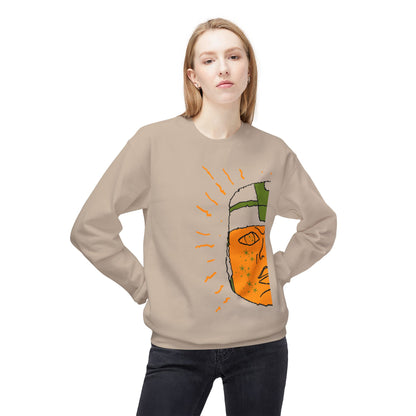 Cozy Crewneck Sweatshirt, Unique Gift for Art Lovers, Unisex Fall Fashion Essential, Softstyle Fleece Pullover, Everyday Wear