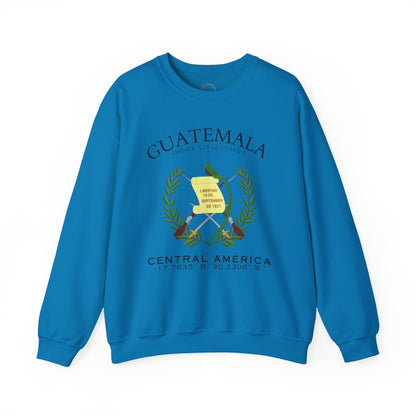 Guatemala Crewneck Sweatshirt - Central America Comfortable Unisex Sweatshirt