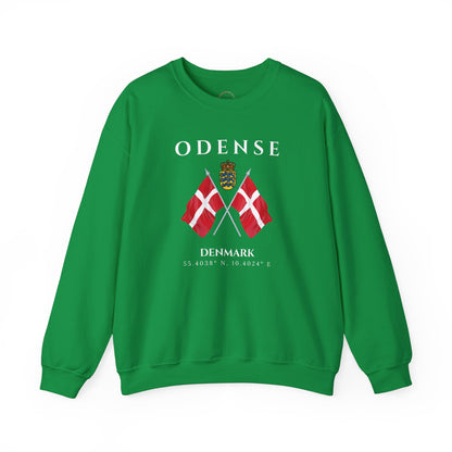 Odense Sweatshirt, Unisex Sweater, Scandinavian, Denmark, gift, Nordic Style, Odense Denmark,