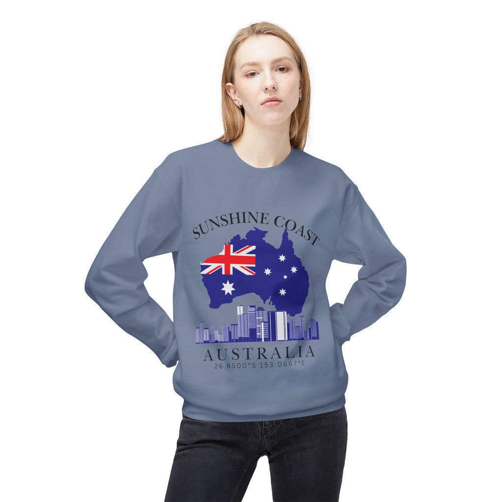 Australia Unisex Midweight Softstyle Fleece Crewneck Sweatshirt