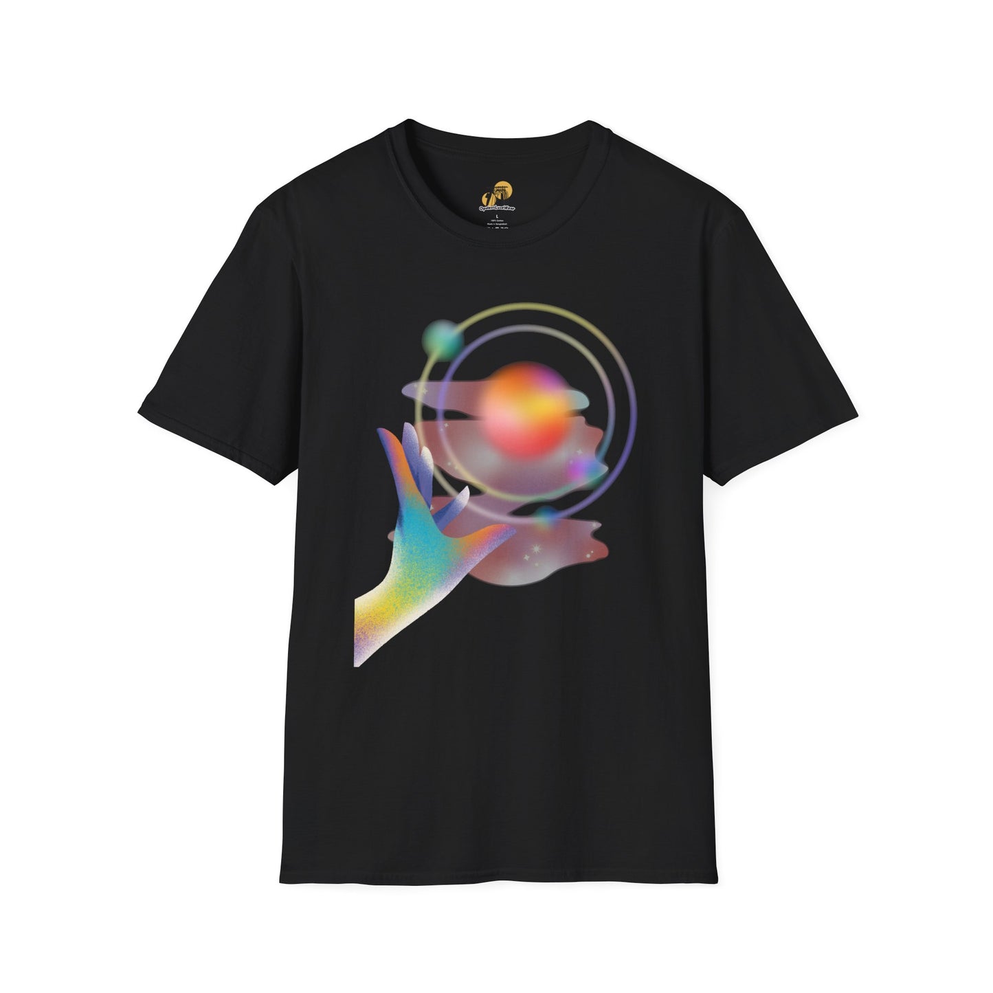 Gradient Hand-Illustration Unisex T-Shirt, Soft T-Shirt, Casual Wear, Trendy Top, Gift for Friends, Graphic Tee