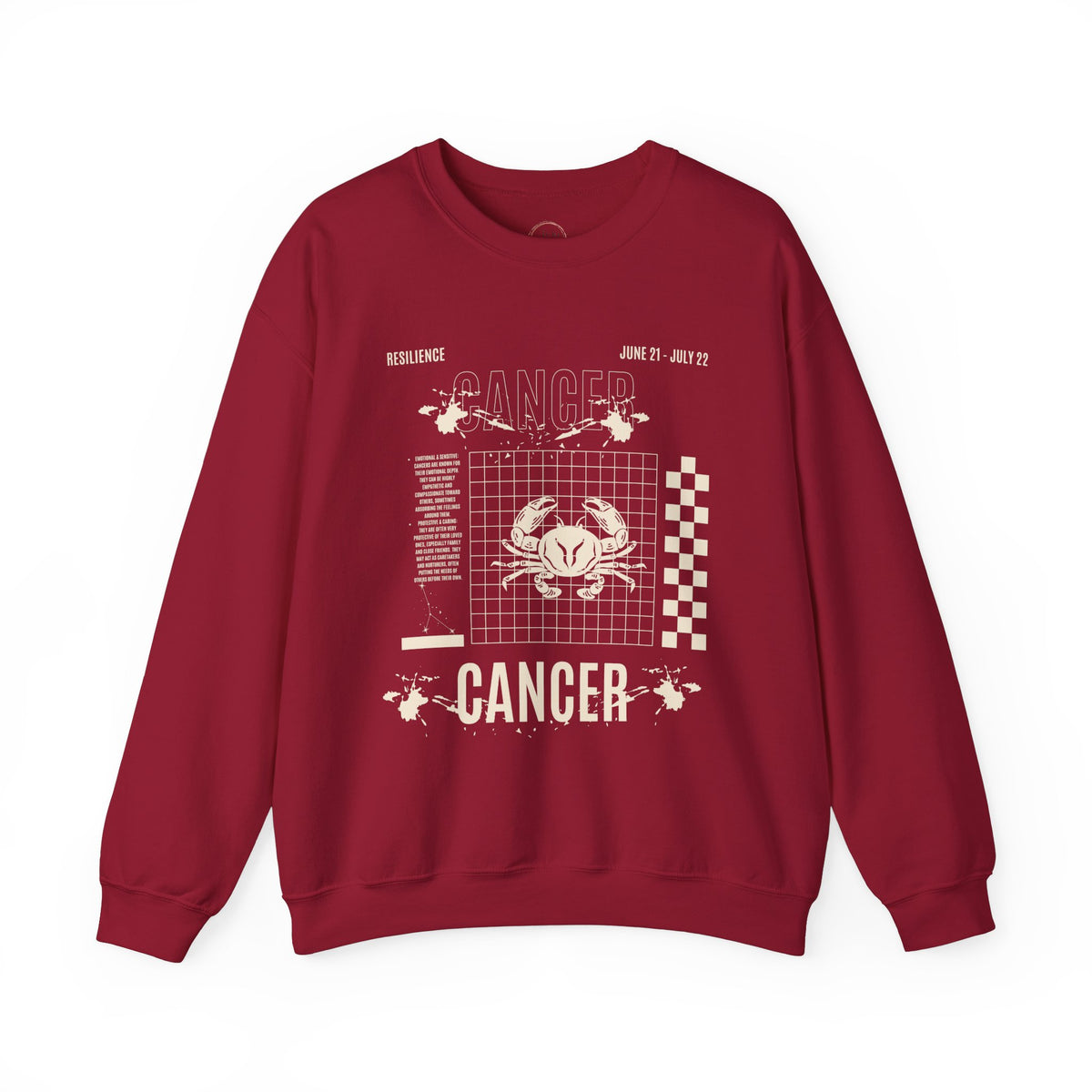 Cancer Zodiac Sweatshirt, Horoscope Unisex Jumper, Astrology Sign Clothing,