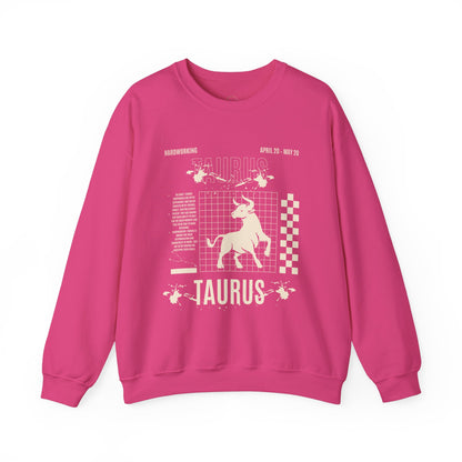 Taurus Zodiac Sweatshirt, Astrology Crewneck Jumper, Bull Constellation