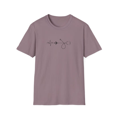 Heartbeats & Healing Unisex T-Shirt, Medical Nurse Doctor Gift