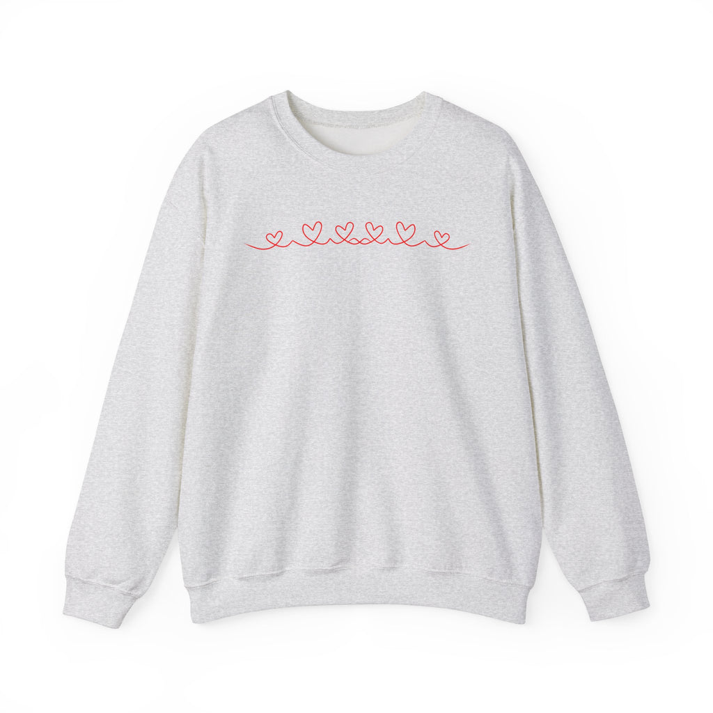 Valentine Heart Sweatshirt, Love Crewneck Jumper, Valentine's Day Gift, Heart
