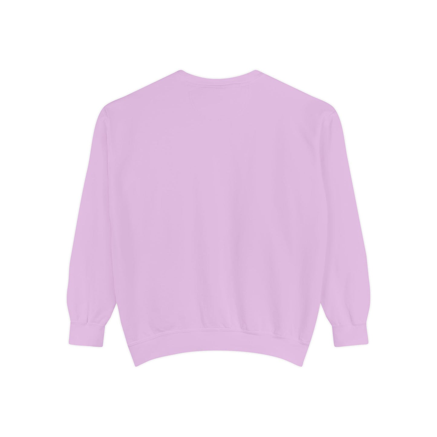 Garment-Dyed Sweatshirt - 'Wait and See' Design