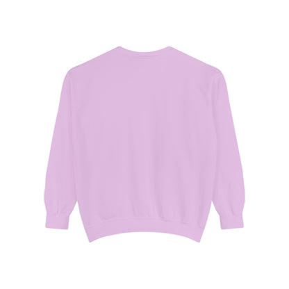 Garment-Dyed Sweatshirt - 'Wait and See' Design
