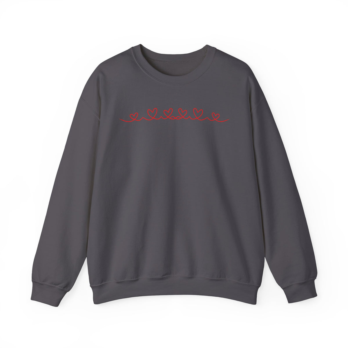 Valentine Heart Sweatshirt, Love Crewneck Jumper, Valentine's Day Gift, Heart