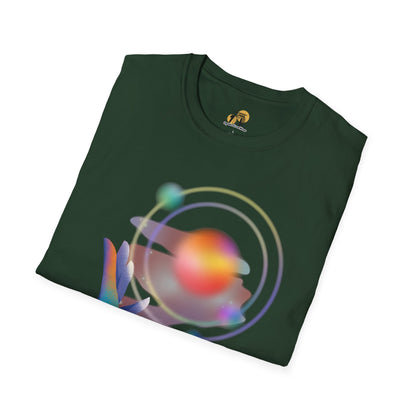 Gradient Hand-Illustration Unisex T-Shirt, Soft T-Shirt, Casual Wear, Trendy Top, Gift for Friends, Graphic Tee