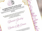 Nikah Certificate | Elegant Digital Islamic Marriage Contract for a Modern Muslim Wedding | Certificate Muslim | NikahNama. NN295