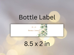 Wedding Invitation Set, RSVP, Wedding Details, Wedding Bottle Label Template, WI283
