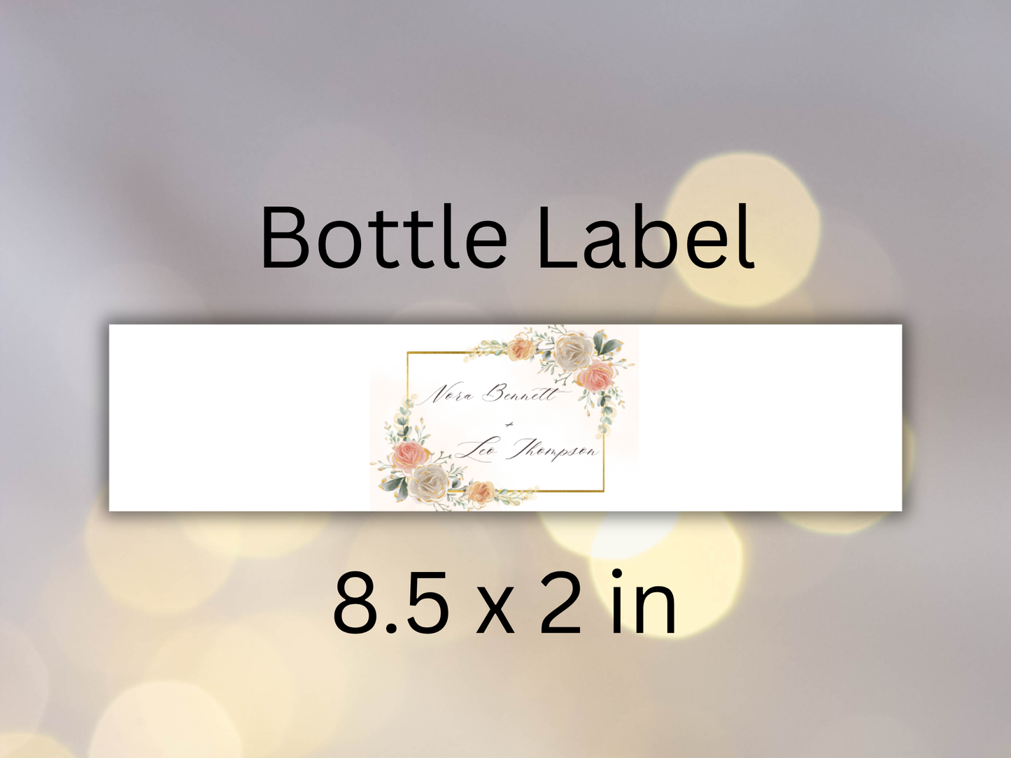 Wedding Invitation, RVSP, Details Template, Bottle label, Instant Download MTC406