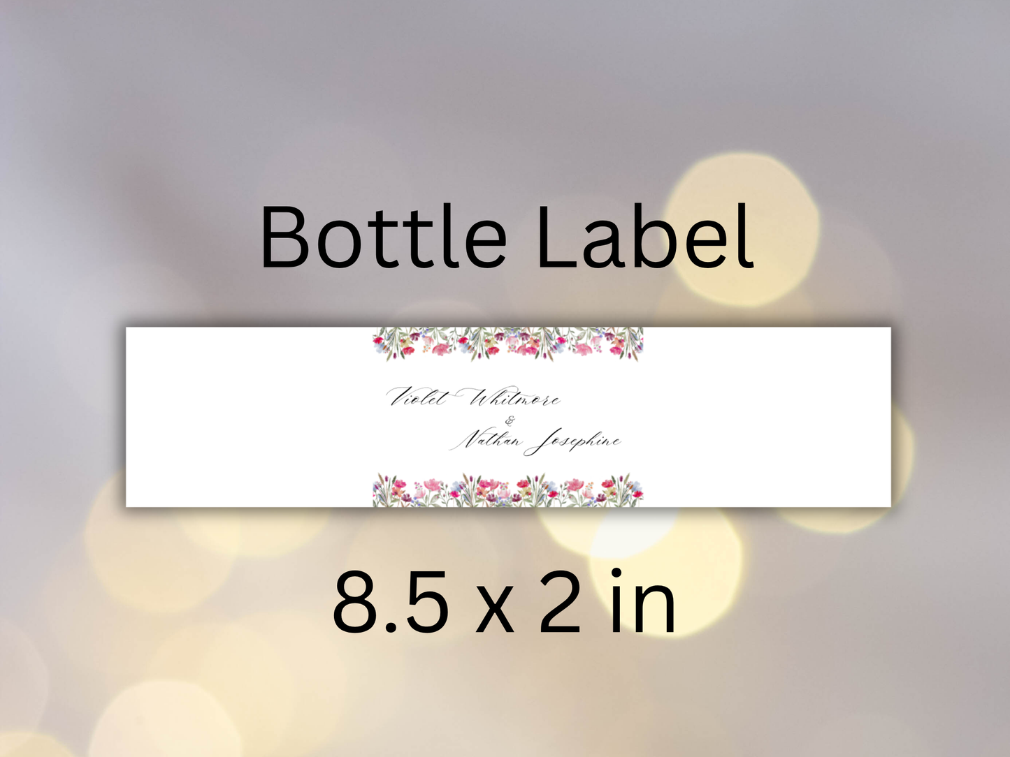 Botanical Wedding Invitation Suite, (Digital Download) MTC377