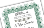 Nikkah Certificate Digital Download Personalised, A4, A3, Template, Instat Download. NN126