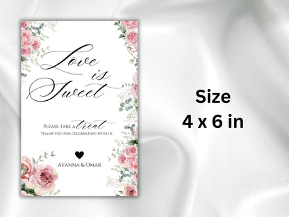 Wedding Sign Bundle, Reception Sign Bundle, Boho Wedding Signs, Modern Floral Wedding Signs, Editable Templates. WS21