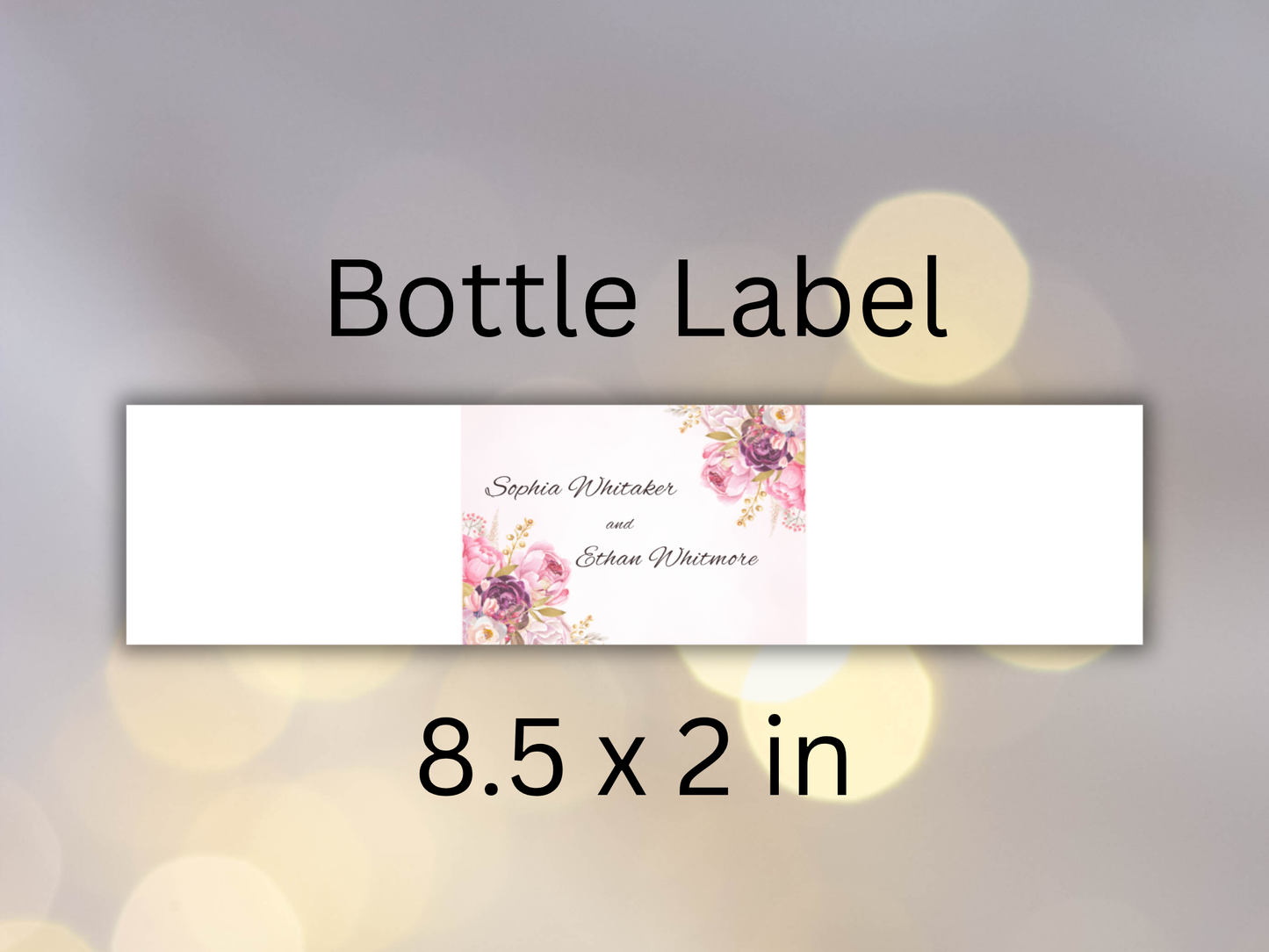 Elegant Blush Floral Wedding Invitation, RSVP, Details, Digital Download MTC414