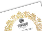 Luxury Gold A4/A3 Nikkah Certificate Template, Premium Gold Frame, Islamic Contract, Wedding Nama, Muslim Marriage Contract. 163