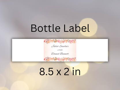 Boho Wedding Invitation, RSVP, Details, Digital Download MTC418