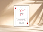 Playing Card Wedding Guest Book Sign | Pick a Card Any Card | Unique Deck of Cards | Minimalist Wedding Sign Instant Download. WS65