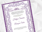 Nikkah Certificate, Nikkahnama, Nikkah Contract. NN104