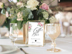 Coffee Bar Sign Printable, Modern Wedding Sign, Coffee Sign Template, Latte Wedding Sign, Coffee Sign at Wedding Digital. CBS1