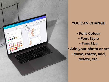 Wedding Invitation Set, RSVP, Dark Floral, Wedding Invitation, Details, Editable, Template, WI229