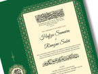 Luxury Nikkah Contract, Digital Printable Personalized Customized Nikkah Certificate, Custom Nikah Nama, Islamic Wedding Contract. NN113