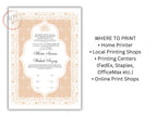 Nikkah Contract Template,Printable Nikkah Contract,Editable Nikkahnama, Muslim Wedding Certificate,Digital Download,Islamic Marriage. NN189