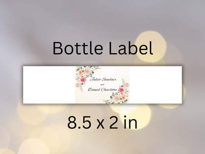 Luxury Wedding Invitation, RVSP, Details Template, Instant Download MTC398
