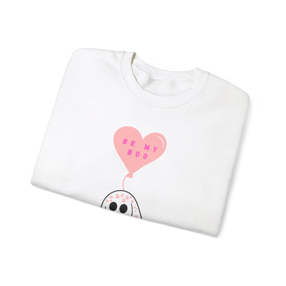 Ghost Sweater, Be My Boo Unisex Crewneck Sweatshirt for Valentines Day