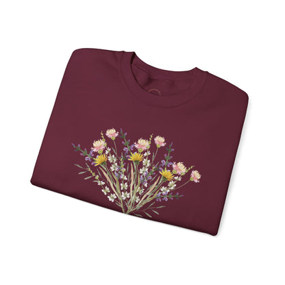 Wild Flowers Unisex Crewneck Sweatshirt