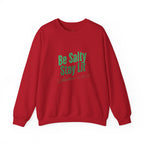 Be Salty Stay Lit Matthew 5:13-14 Christian Sweatshirt - A1 Majestic