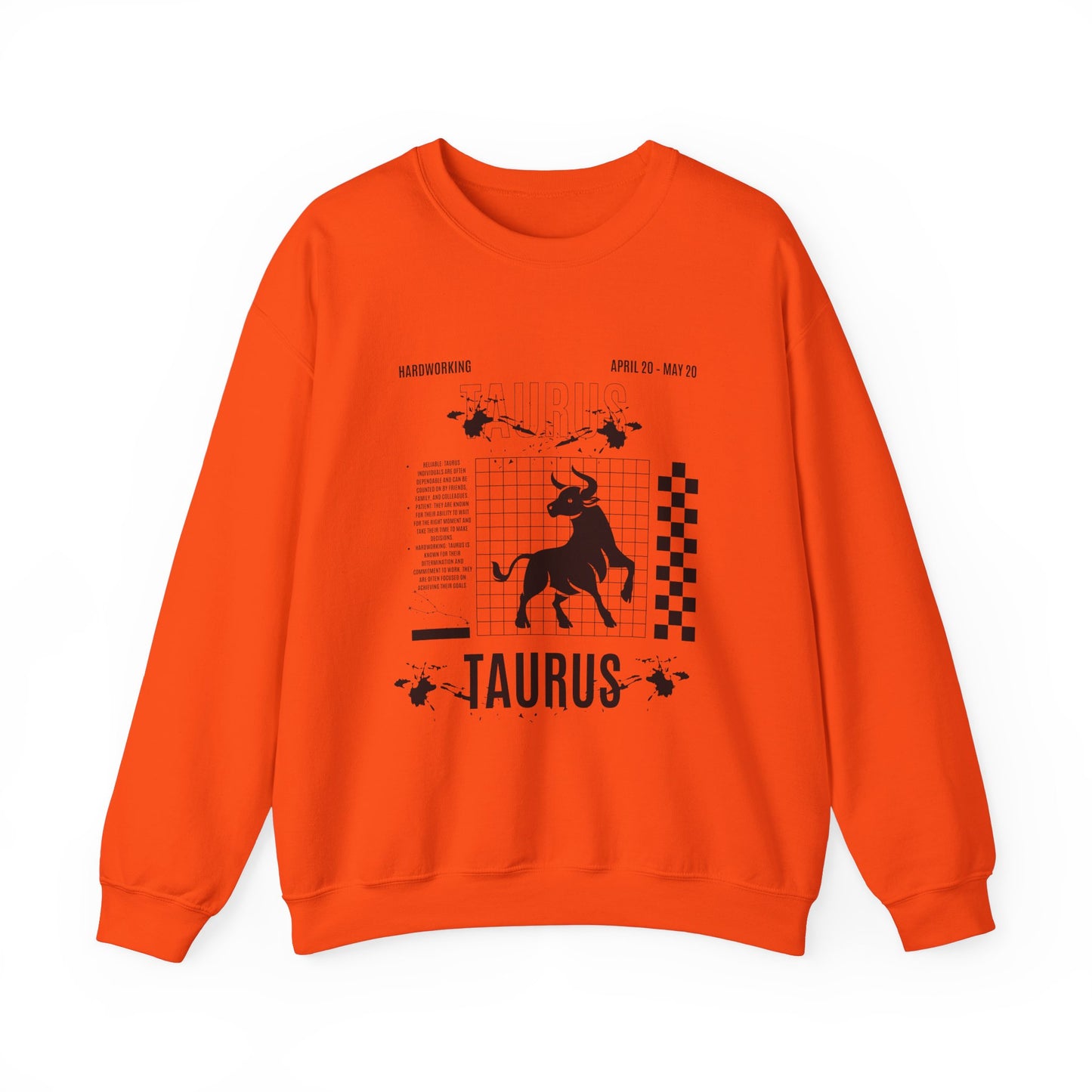 Taurus Zodiac Sweatshirt, Astrology Crewneck Jumper, Bull Constellation